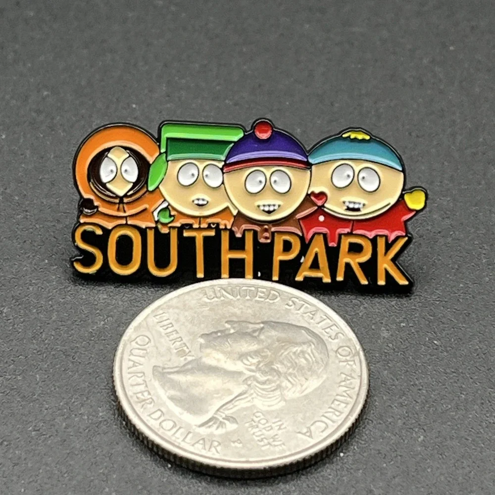 South Park Gang Comedy Central Kenny Cartman Stan Kyle Lapel‎ Hat Pin